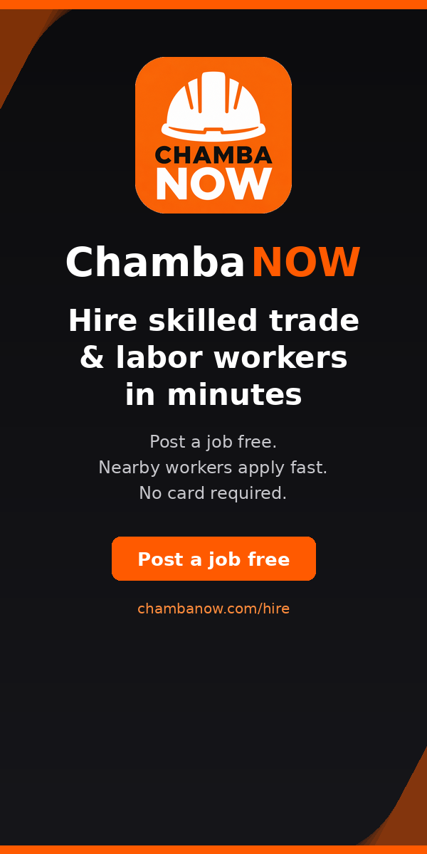 ChambaNOW.com Hire day labor and skilled trades fast